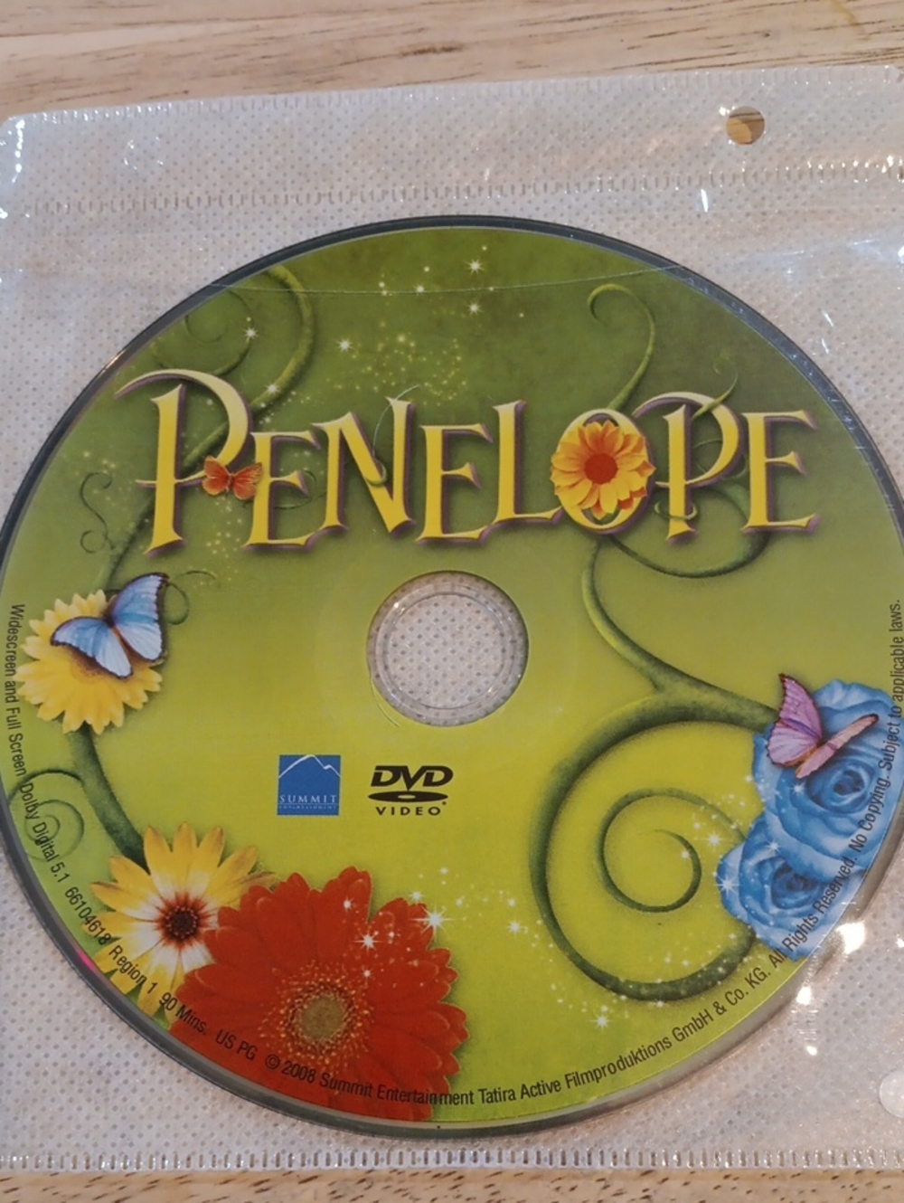 Penelope DVD *NO CASE*